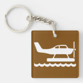 Watervliegtuigen bord sleutelhanger (Voorkant)