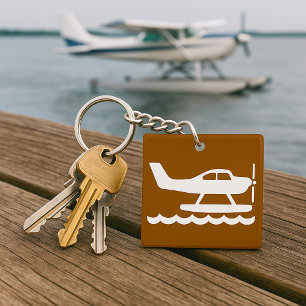 Watervliegtuigen bord sleutelhanger