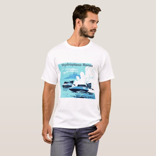 watervliegtuigen. De Thunderboten T-shirt (Voorkant volledig)