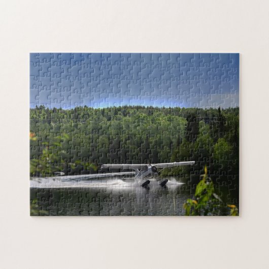 Watervliegtuigen in Canada. Legpuzzel (Horizontaal)