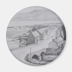 Watervoet, County Antrim potlood tekening door Joa Magneet