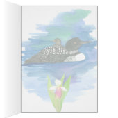 Watervogel Loon Baby Bird Lady Slipper Blank (Binnen (Rechts))