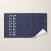 Watervogel Ocean Blue en white towel set Bad Handdoek (Handdoek)