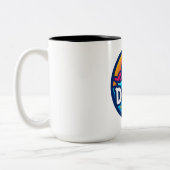 watervogeleend tweekleurige koffiemok (Links)