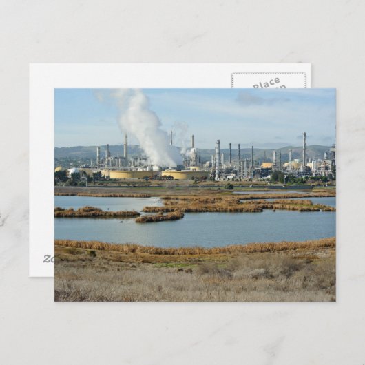Watervogelpark en Shell Refinery Briefkaart (Voorkant / Achterkant)