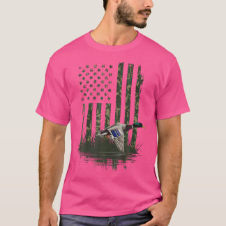 Watervogels Eend Jagen Mannen Jongens Jagers Camo T-shirt
