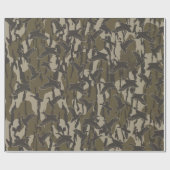 Watervogels jacht camo eend jagers cadeaupapier (Vlak)