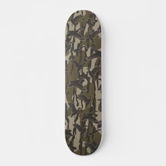 Watervogels jacht camo eend jagers persoonlijk skateboard (Voorkant)