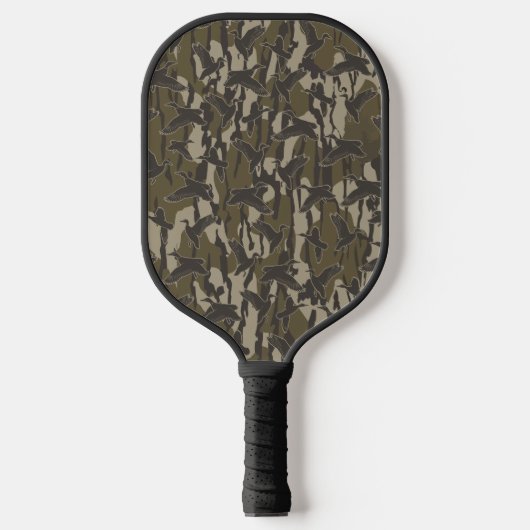 Watervogels jacht camo eend jagers pickleball paddle (Voorkant)