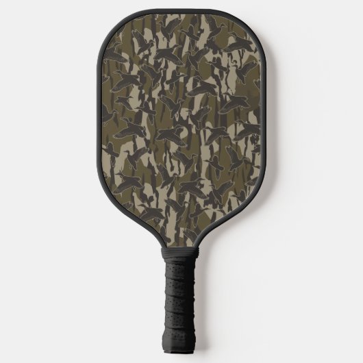 Watervogels jacht camo eend jagers pickleball paddle (Achterkant)