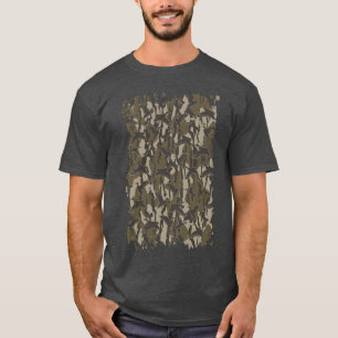 Watervogels jacht camo eend jagers t-shirt
