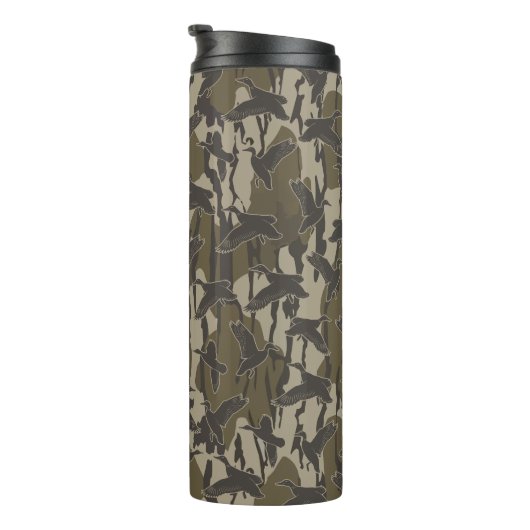 Watervogels jacht camo eend jagers thermosbeker (Geroteerd rechts)