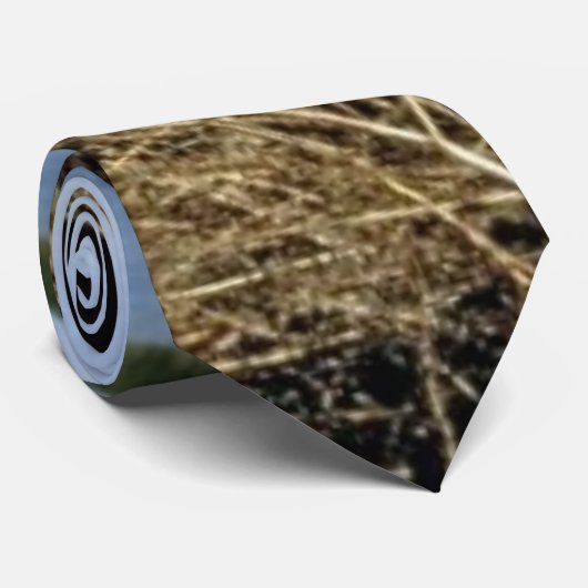 Watervogels jagen stropdas (Opgerold)