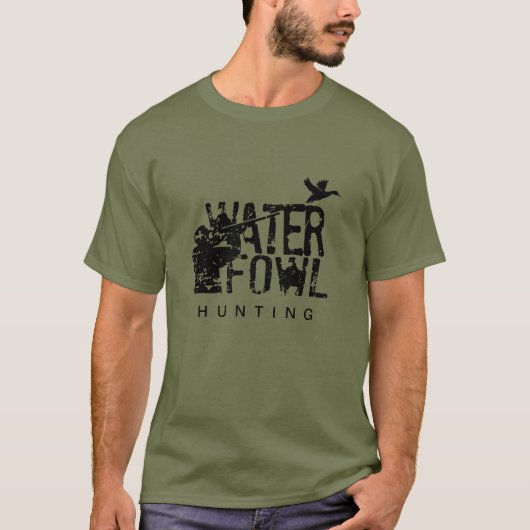 Watervogels jagen t-shirt (Voorkant)