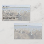 Watervogels jagen visitekaartje (Voorkant / Achterkant)