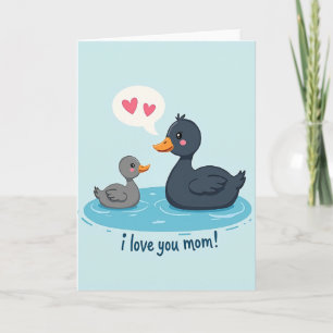 Watervogels Moeder Liefde Kaart