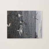 Watervogels op het Ontario-meer Legpuzzel (Horizontaal)