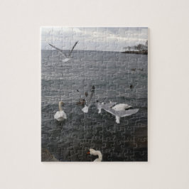 Watervogels op het Ontario-meer Legpuzzel