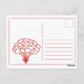 Watervorkbeer fotosjabloon Valentijnsdag Briefkaart (Achterkant)