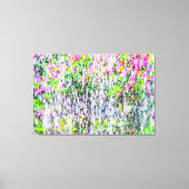 Watervun in de tuin van de Lilacs Canvas Afdruk (Voorkant)