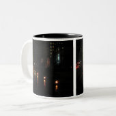 watervuur tweekleurige koffiemok (Voorkant links)
