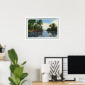  waterweg tussen Miami en Palm Beach Poster (Thuiskantoor)