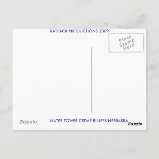 WATERWERKEN BRIEFKAART (Achterkant)