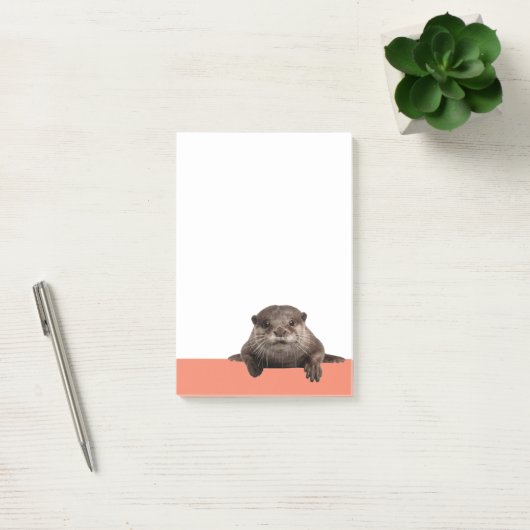 Waterwezels - Schattigee otter Post-it® Notes (Kantoor)