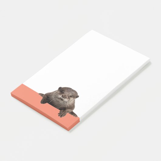 Waterwezels - Schattigee otter Post-it® Notes (Schuin)