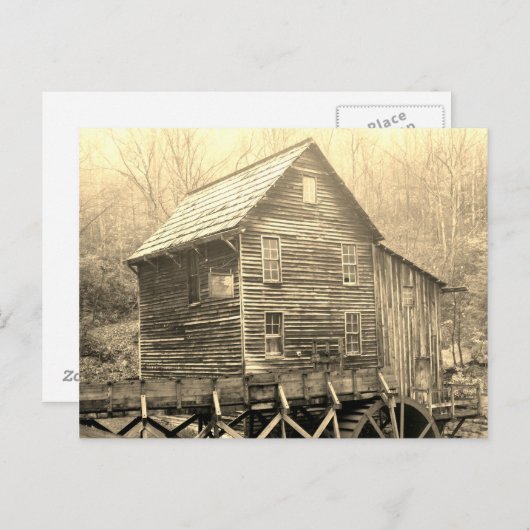 Waterwiel Briefkaart (Voorkant / Achterkant)