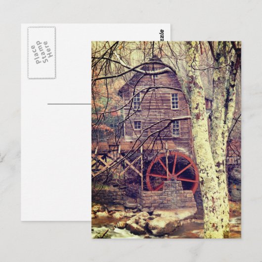 Waterwiel Briefkaart (Voorkant / Achterkant)