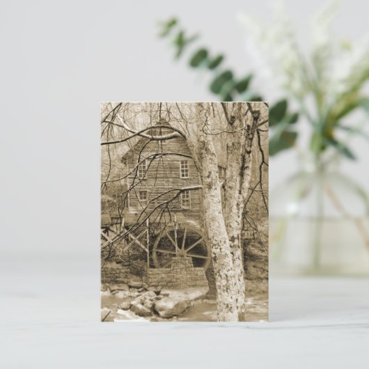  waterwiel briefkaart (Staand voorkant)