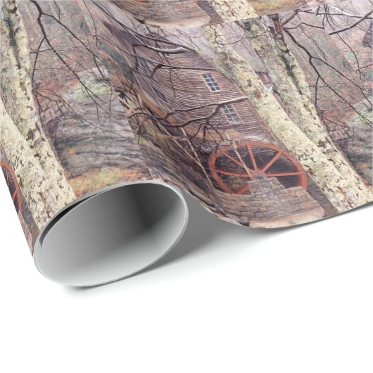 Waterwiel Cadeaupapier (Rol Hoek)