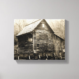  waterwiel canvas afdruk