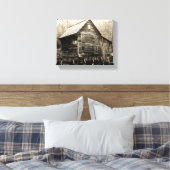  waterwiel canvas afdruk (Insitu (Slaapkamer))