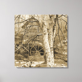 waterwiel canvas afdruk