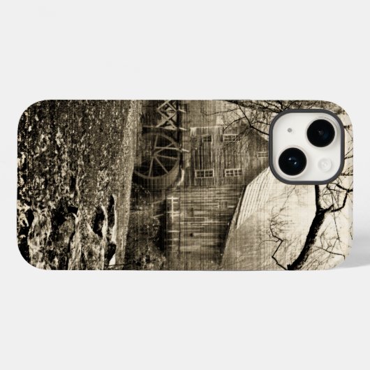 waterwiel Case-Mate iPhone case (Achterkant (horizontaal))