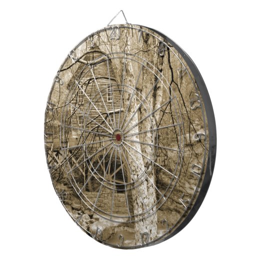 waterwiel dartbord (Voorkant Rechts)