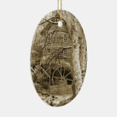  waterwiel keramisch ornament (Rechts)