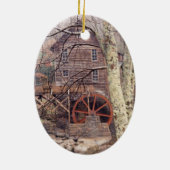  waterwiel keramisch ornament (Achterkant)