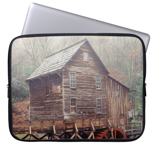 Waterwiel Laptop Sleeve (Voorkant)