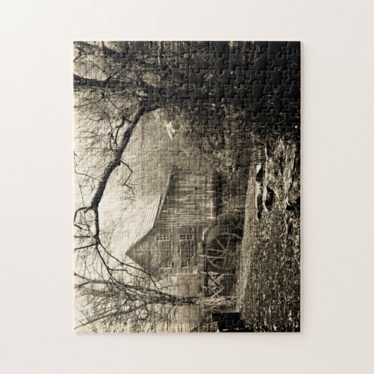  waterwiel legpuzzel (Verticaal)