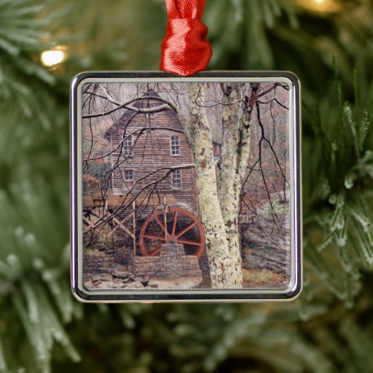 Waterwiel Metalen Ornament (Boom)