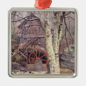 Waterwiel Metalen Ornament (Voorkant)