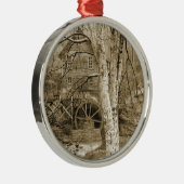  waterwiel metalen ornament (Rechts)