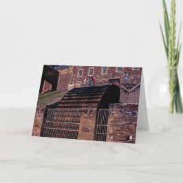 Waterwiel New Lanark Scotland Briefkaart