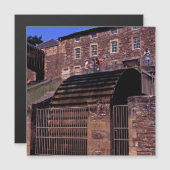Waterwiel New Lanark Scotland Briefkaart Poster (Voorkant / Achterkant)