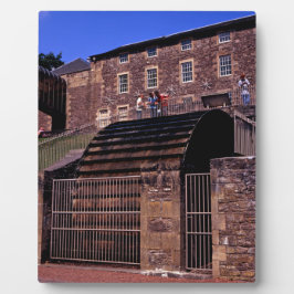Waterwiel New Lanark Scotland Briefkaart Poster Fotoplaat