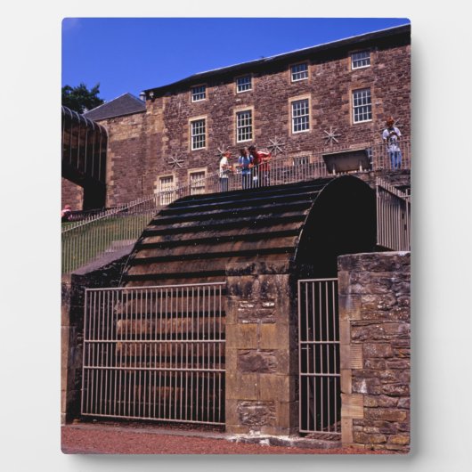 Waterwiel New Lanark Scotland Briefkaart Poster Fotoplaat (Voorkant)