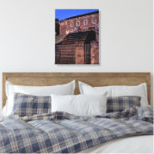 Waterwiel New Lanark Scotland Briefkaart Poster Ph Canvas Afdruk (Insitu (Slaapkamer))